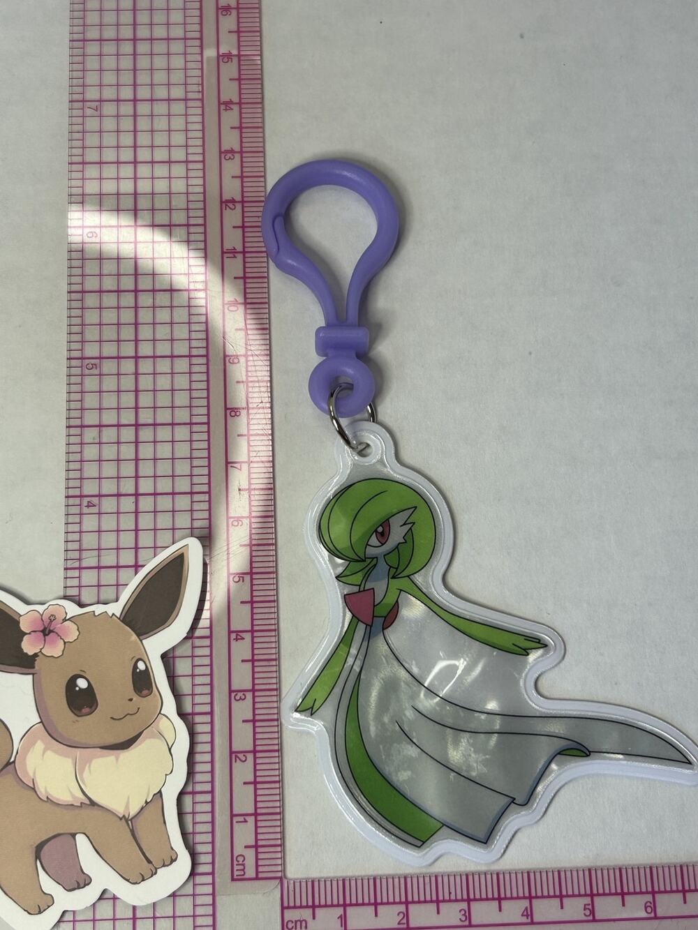 Pokemon Gardevoir Soft Plastic Keychain Charm